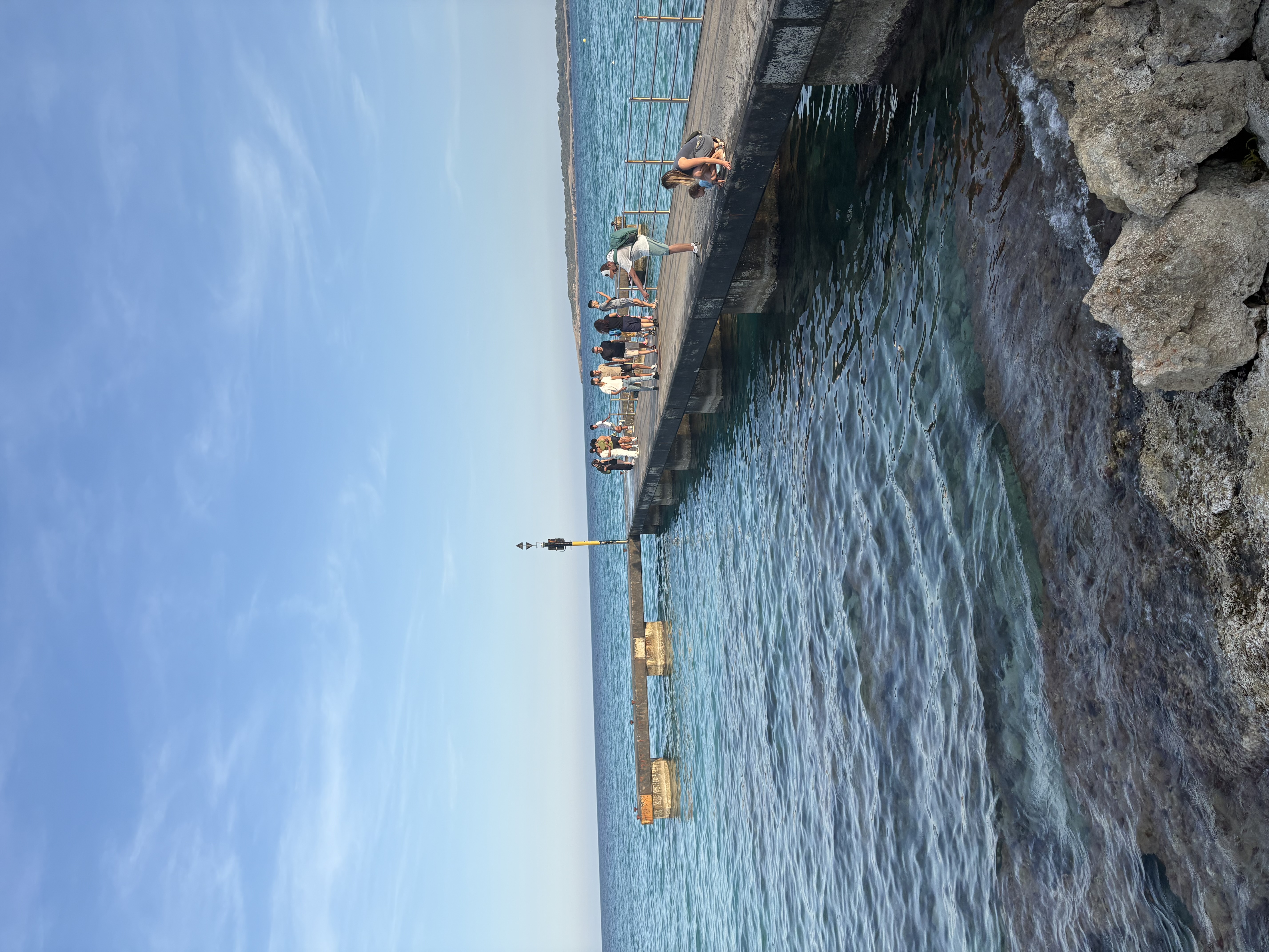 Muelle junto al mar en Cala Millor
